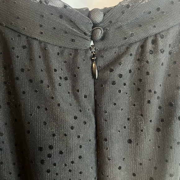 Vintage Y2K Black Halter Midi Dress Sz6 - Picture 6 of 15